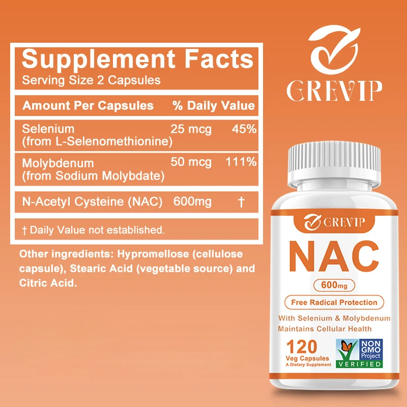 NAC (N-acetylcysteine) 600 mg  - Nac N Acetyl Cysteine recensie en prijs