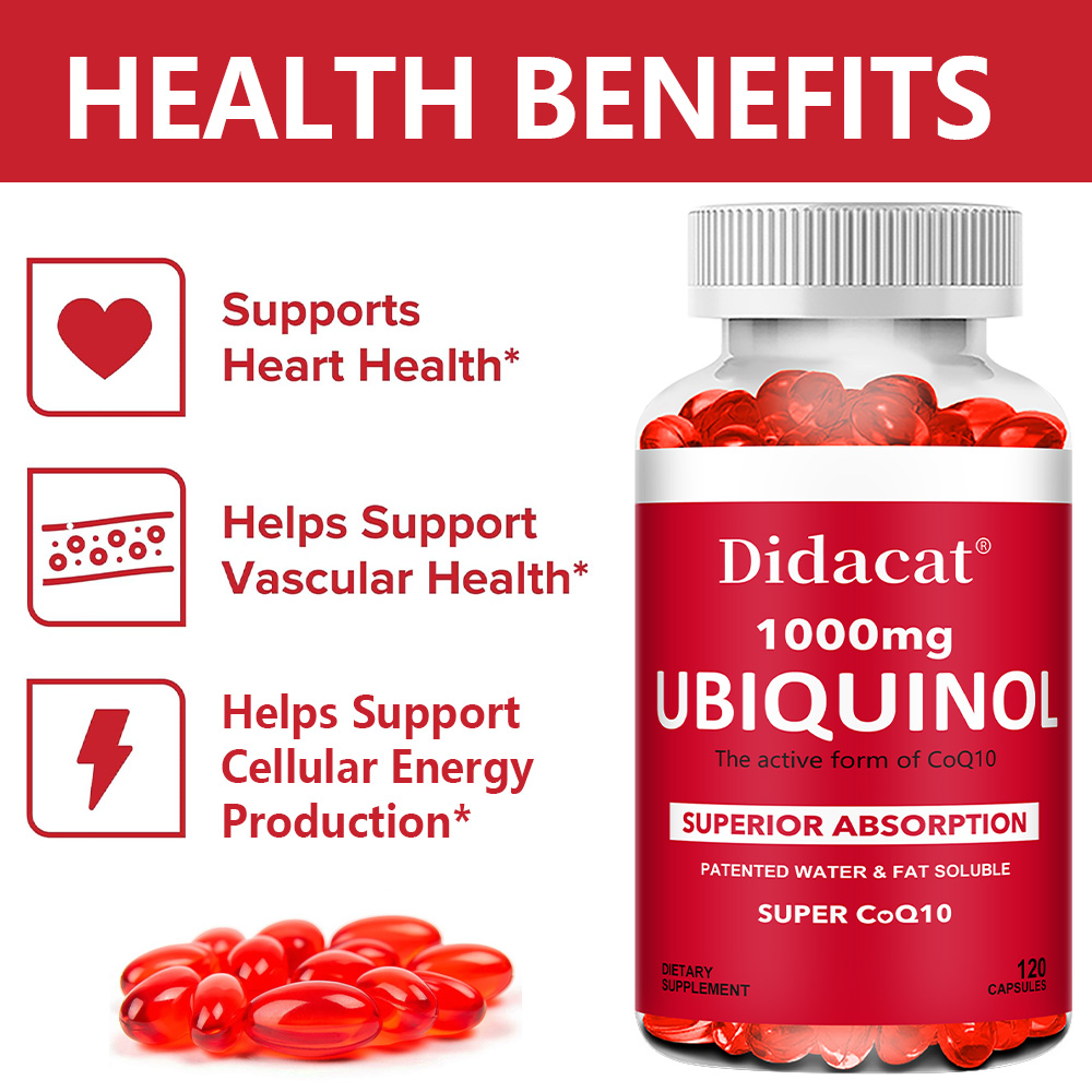 Ubiquinol CoQ10 1000mg Softgel - Nac N Acetyl Cysteine recensie en prijs