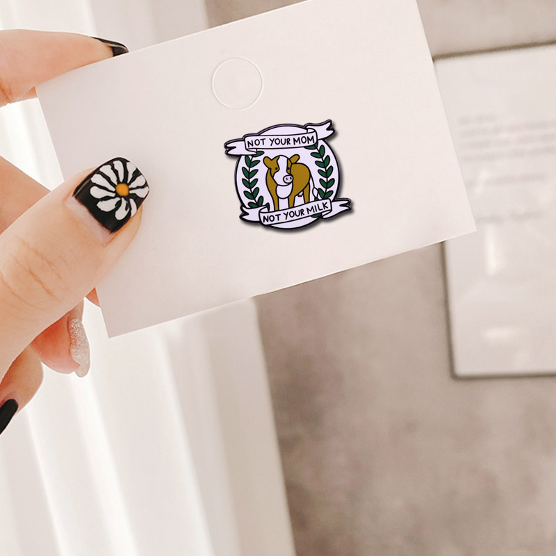 Vegan Pin Dier Rechten Broche  - Nutrition Fitness recensie en prijs