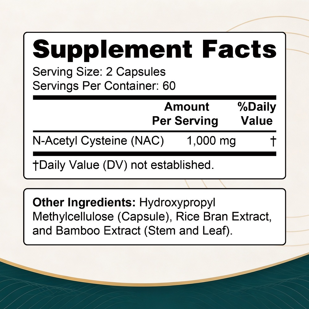 NAC N-acetylcysteïne-capsules  - Nac N Acetyl Cysteine recensie en prijs
